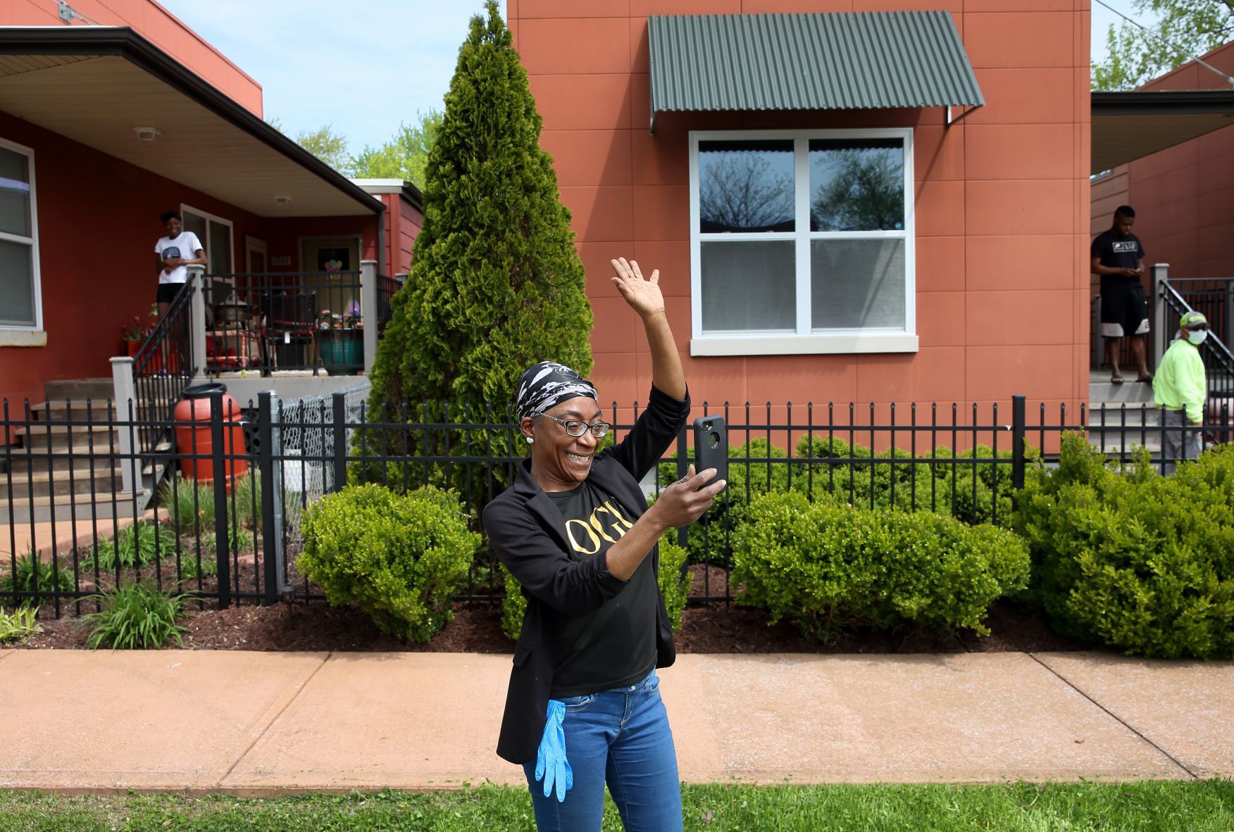 Red and Black Brass Band rolls through the Old North St. Louis